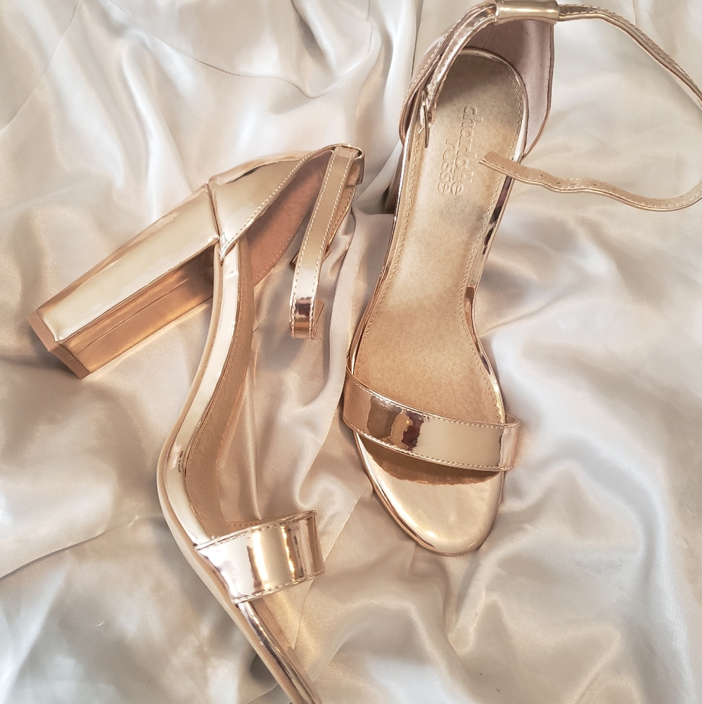 Rose Gold Charlotte Russe Heels